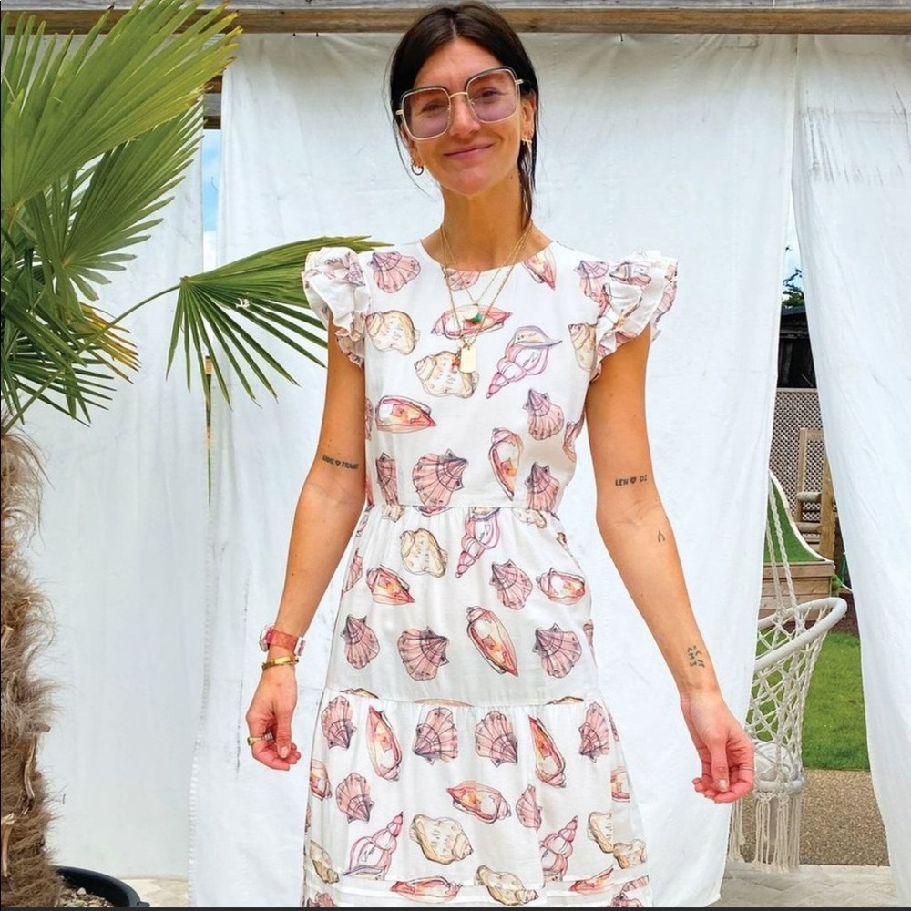 Never Fully Dressed Seashell print dress - 10